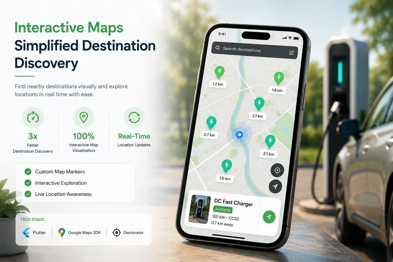 Interactive Maps Simplified Destination Discovery