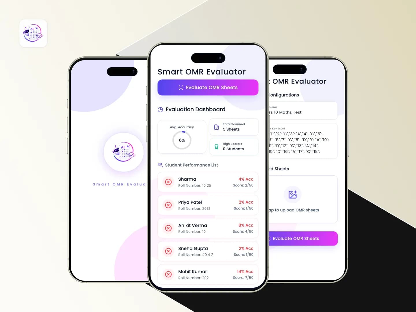 Smart OMR Evaluator