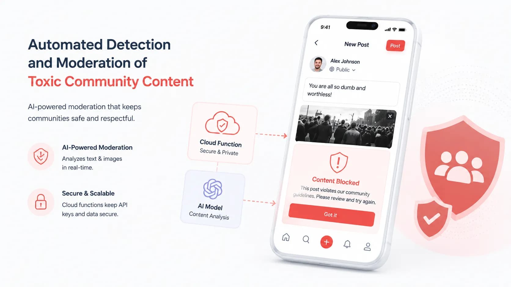 Automated Detection and Moderation of Toxic Community Content