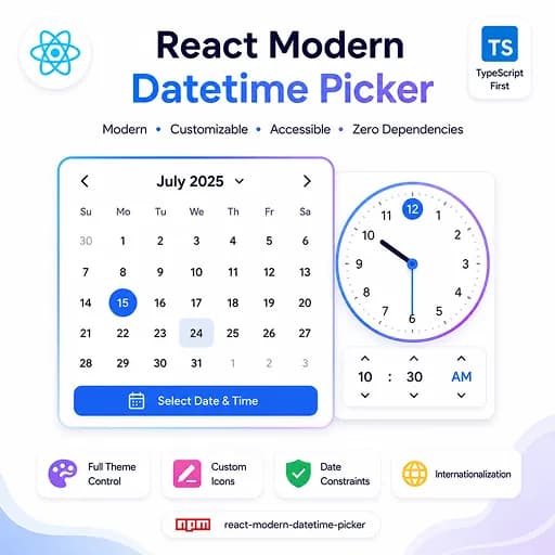 React Modern Datetime Picker