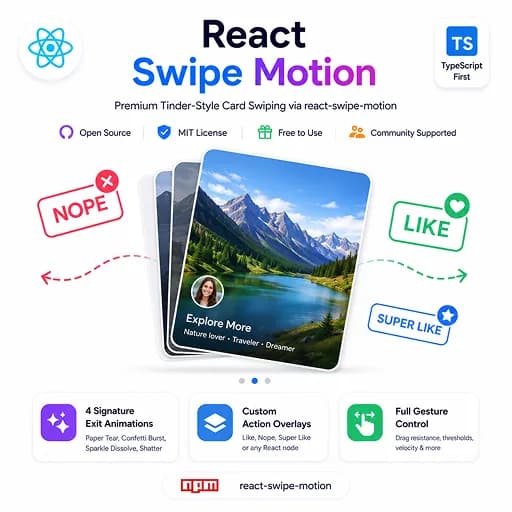 React Swipe Motion