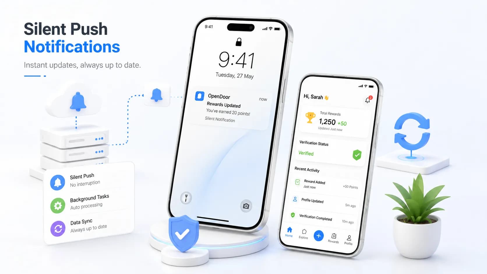 Silent Push Notifications Enabled Instant Background Updates Without User Interaction