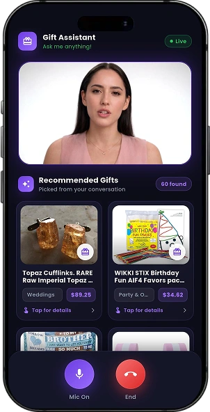 AI Avatar Chat – Real-Time Voice AI Gift Assistant (Ava) screen 5