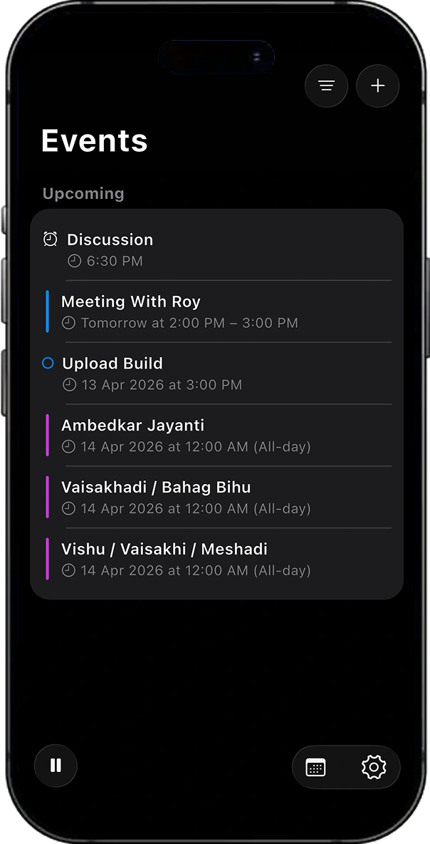 AlertSign – Smart Calendar & Reminder Alert System screen 2