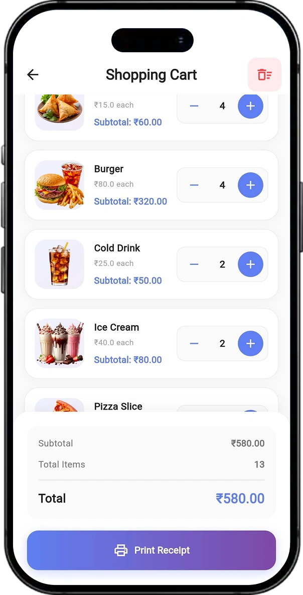 PrintBill – WiFi POS Billing & Receipt Printing Application screen 4