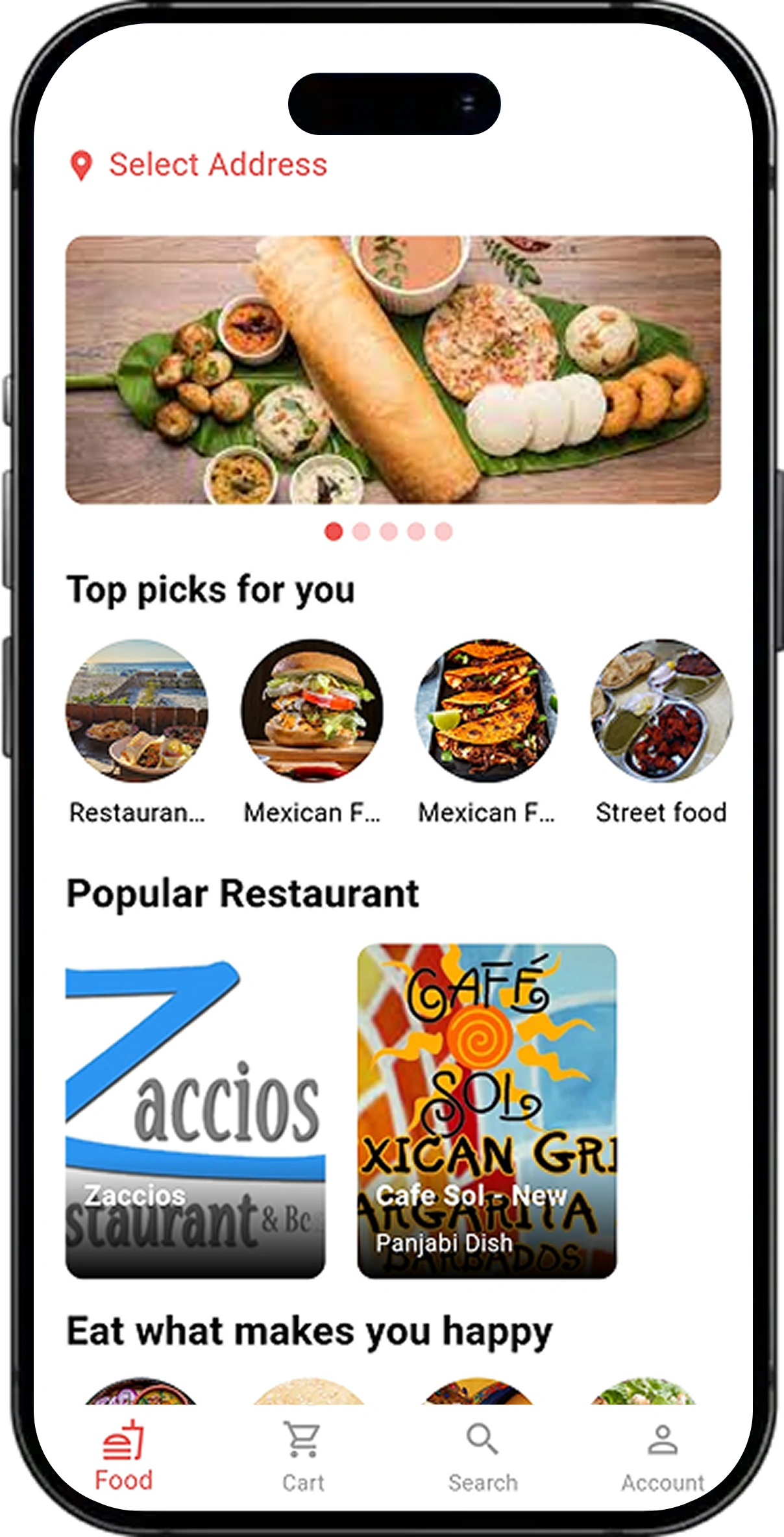 Bienour App screen 6