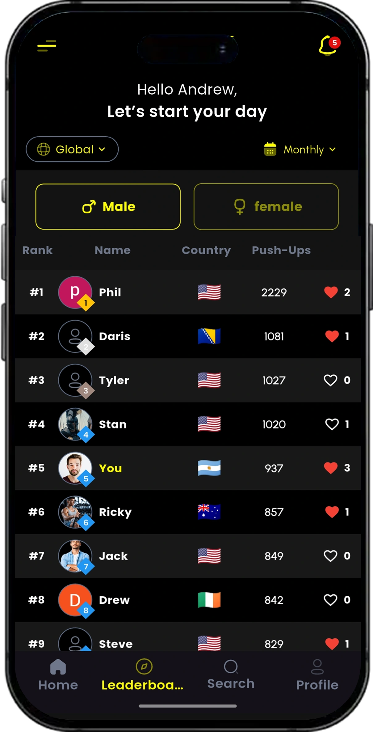 FitX (Challenging) screen 1