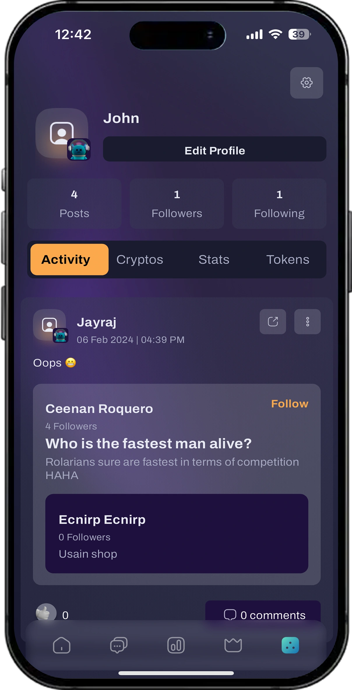 Rola.ai screen 1