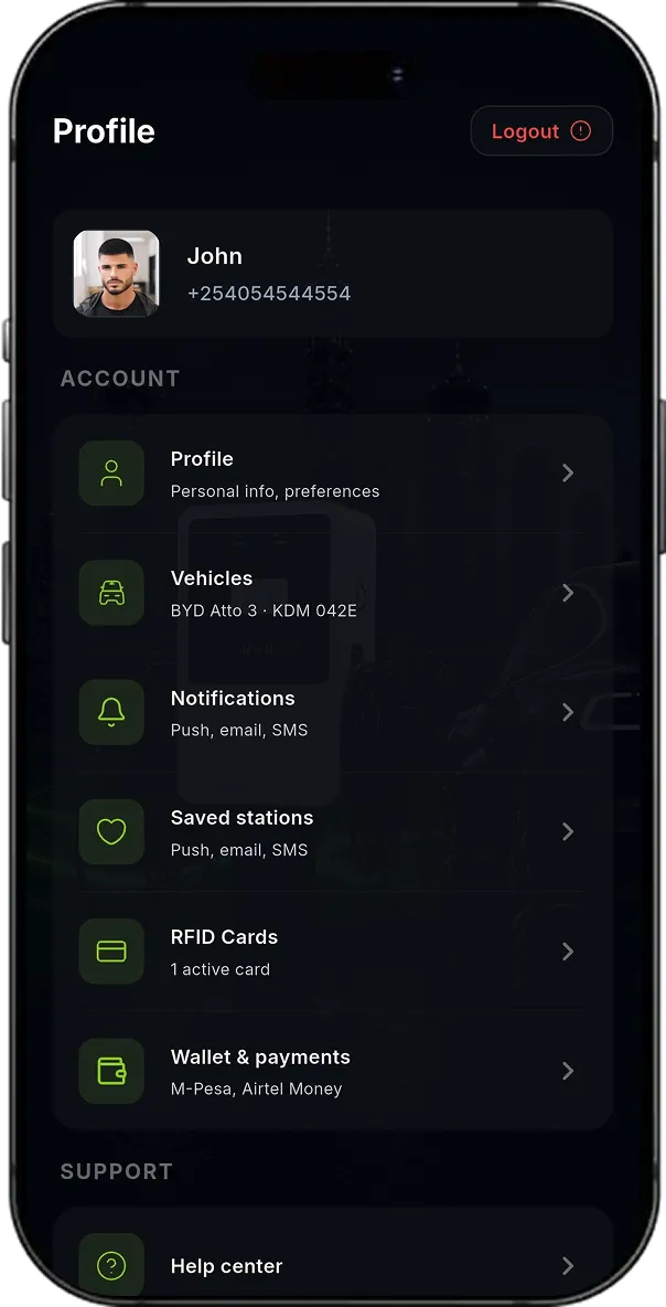 Jaza Charge screen 9
