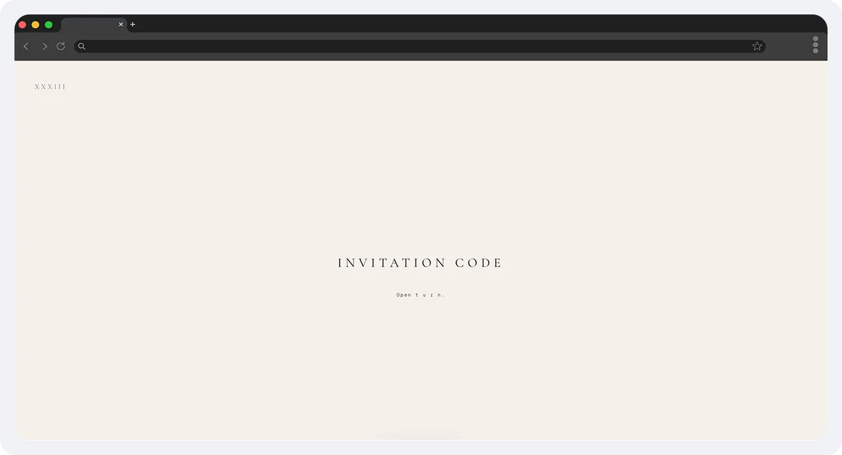 XXXIII screen 3